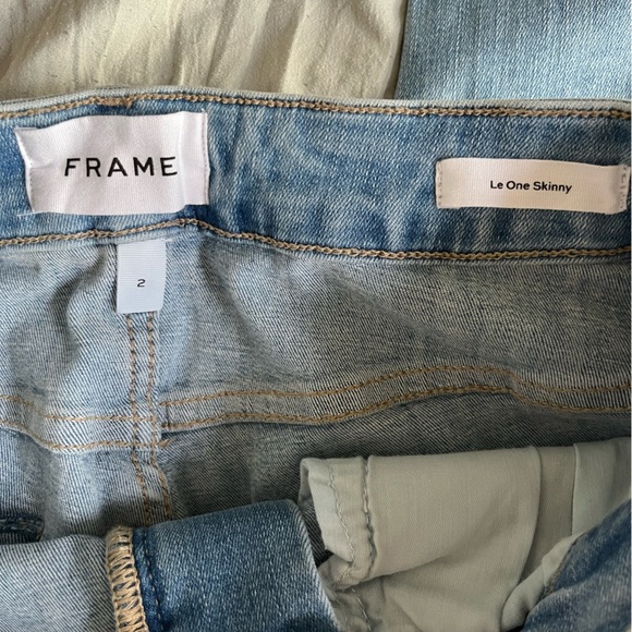 NWT Revolve Frame Le One Skinny Midrise Jeans in Caspio Size 2 (29-34) - Picture 13 of 16